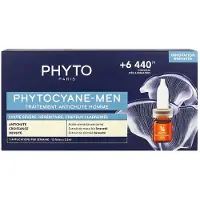 Ales Phytocyane Anti-Hair Loss Treatment For Men hiustenkasvua edistävä ja hiustenlähtöä ehkäisevä hoito 12x3.5 ml