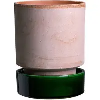 Bergs Potter Hoff ruukku Ø14 cm, Raw Rosa-Emerald Green