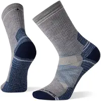 Smartwool Unisex Performance Hike Full Cushion Crew Light Gray 46-49