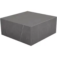 Brafab , Zten sohvapöytä 80 x 80 harmaa marmorinen ilme