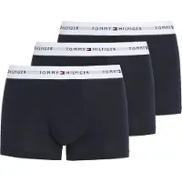 Tommy Hilfiger Underwear Bokserishortsit 'Essential' laivastonsininen / valkoinen