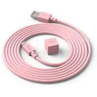 Avolt Cable 1 USB-latauskaapeli, vaaleanpunainen