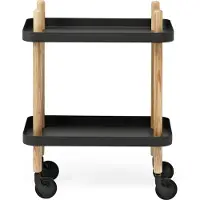 Normann Copenhagen Block tarjoiluvaunu, musta