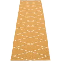 Pappelina Max matto 70x240 cm ochre / vanilla