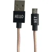 Design Letters Mycable Micro Usb Cable - Black - 100X 4.5X 4CM