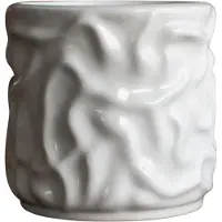 DBKD Swoon ruukku Ø 15 cm Shiny white