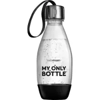 SodaStream My Only, Päivittäinen käyttö, 500 ml, Ruuvinkanta, Muovi, Musta, Läpinäkyvä, Aikuinen