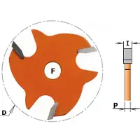 Cmt Levyjyrsin 822.364.11; 6,4/47,6 mm