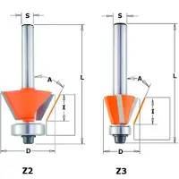 Cmt Viistejyrsin ; S=6 mm; D=12,7 mm