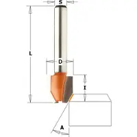 Cmt Viistejyrsin ; S=6 mm; D=12 mm