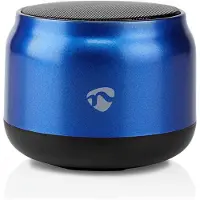 Nedis Bluetooth Kaiutin | Suurin akun toistoaika: 4 tuntia | Kannettava muotoilu | 5 W | Mono | Sisäänrakennettu mikrofoni | Linkitettävä | Sininen