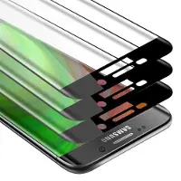 Cadorabo Samsung Galaxy S6 Edge 3x karkaistu lasi suojakalvo