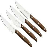 Due Cigni 1896 America 2C1019NOSET4, 4-piece steak knife set, walnut wood