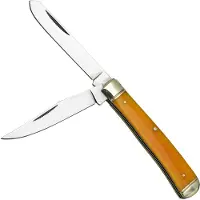 Cold Steel Trapper FL-TRPR-Y, Yellow Bone, pocket knife