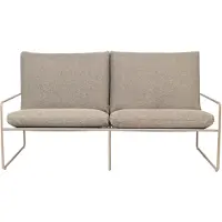 Ferm Living Desert 2-istuttava sohva Cashmere/Dark Sand