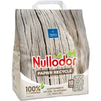Nullodor 10l kissan kuivike Paperi Recyclé Kissa