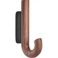Gejst Hook koukku mini 13,3 cm Saksanpähkinä-musta
