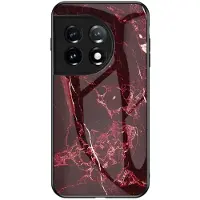 SKALO OnePlus 11 5G Marmori karkaistu lasi TPU-suojakuori - #5