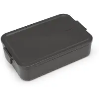 Brabantia Make & Take bento -lounasrasia suuri 2 l Tummanharmaa