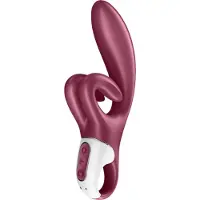 Satisfyer TOUCH ME PUPUVIBRAATTORI Viininpunainen