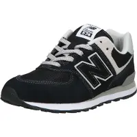 New Balance unisex for kids. GC574V1 Trainers 574 black (21 W), Flat, Laces, Casual, Sport, children's fashion