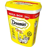 Dreamies 4x350g Mega Tub lajitelma kana & juusto