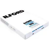 Ilford Delta 100 Professional 4x5' mustavalkofilmi