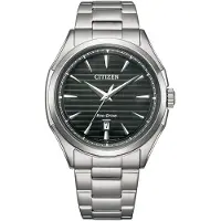 Citizen Classic Elegant Eco-Drive 3 Hands Gents black silver AW1750-85E