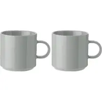 Stelton muki 20 cl 2-pakkaus Light grey