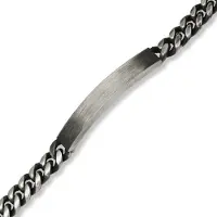 Ace of Spades laattaranneketju 8 mm SSB-8411-8POB/21cm