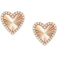 Nomination Truejoy Rose Gold Heart sydänkorvakorut 240104/005
