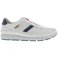 Pikolinos for woman. M4U-6046C1 Leather Sneakers Fuencarral white (42), Flat, Laces, Casual