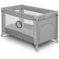 Lionelo STEFI Matkasänky, Grey Concrete Multicolor