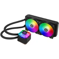 Silverstone IceGem 240P, 240mm AIO-nestejäähdytysratkaisu prosessorille, musta