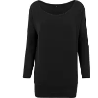 Build Your Brand Viscose By041 Long Sleeve T-shirt Musta XS Nainen