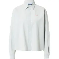 Ralph Lauren Cropped Boxy Chambray Shirt - Blue - XL