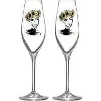 Kosta Boda All about you -samppanjalasi 24 cl 2-pakkaus Let's celebrate you