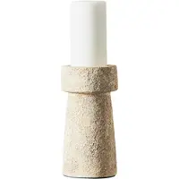 Muubs Eris Rustic sand L -kynttilänjalka
