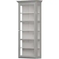 Lindebjerg Design V4 Display Cabinet Gray - Kaapit & Vitriinit Honkapuu Harmaa - V4 Grey