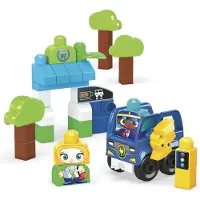 Mega Bloks Green Town Charge & Go"-bussirakennussarja