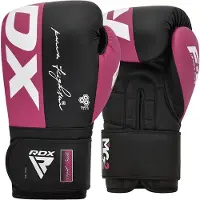 RDX Sports Bokshanskat F4, musta/vaaleanpunainen