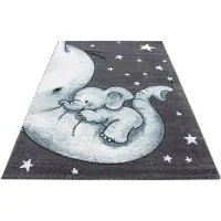 Adana Carpets Lastenhuoneen matto Kids Blue 0560, 120x170 cm