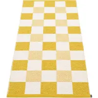 Pappelina Pix matto 70x160 cm Mustard/Vanilla/Pale Yellow