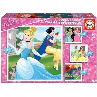 Educa Princesses Princesses 12-16-20-25 Monivärinen 3-6 Years