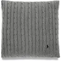 Ralph Lauren Home Cable Cushion Cover - Grey - 45X45CM