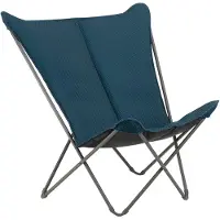 Lafuma Pop Up Xl Becomfort Lepotuoli - Oleskelunojatuolit Polyesteri Bleu Encre - LFM5183_8900