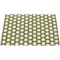 Pappelina , Noa matto 70x50 cm Dark Olive/Vanilla