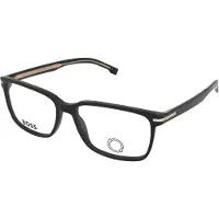 HUGO BOSS BOSS 1511 57/16/145 Mustat asetaattikehykset MIESTEN BOSS 1511