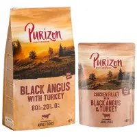 Purizon 12 kg Black-Angus-Beef & Turkey Adult koiranruoka