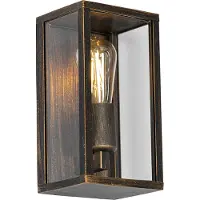 QAZQA Vintage-seinävalaisin antiikkikulta 26 cm IP44 - Charlois